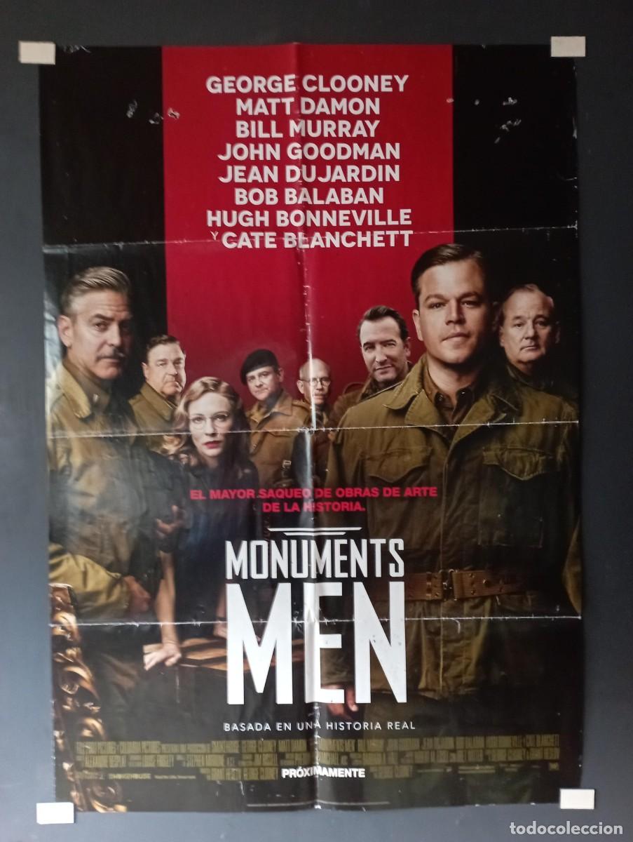 Militaria: Monuments men, cartel de cine (III Reich Hitler- Nazi- Alemania) WWII del 2014