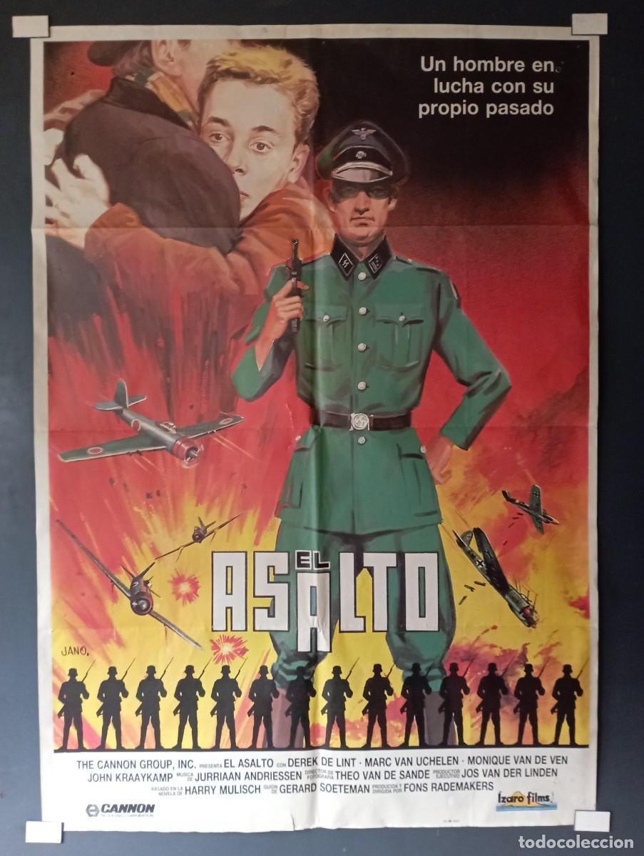Militaria: El asalto, cartel de cine (III Reich Hitler- Nazi- Alemania) WWII de 1986