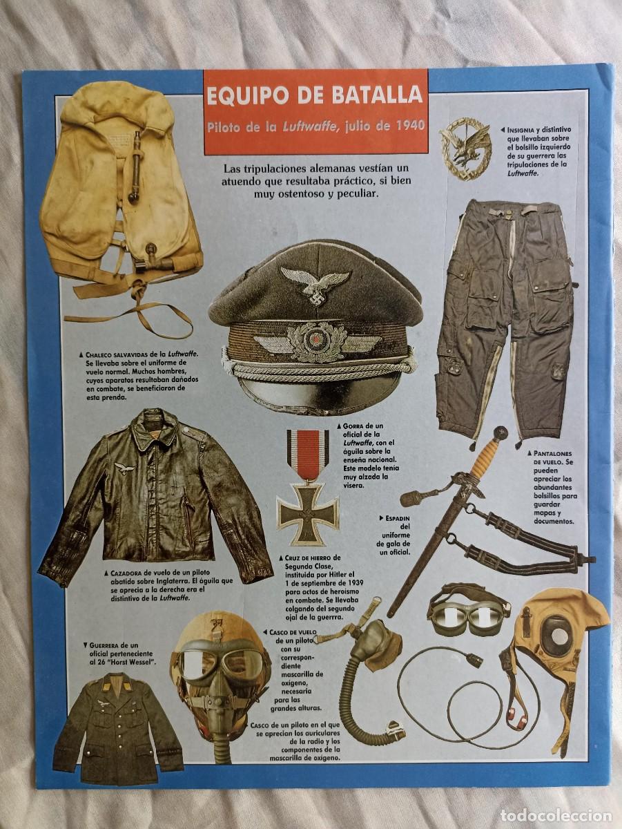 Militaria: L&aacute;mina equipo de batalla luftwaffe 1940 (III Reich Hitler- Nazi- Alemania) WWII