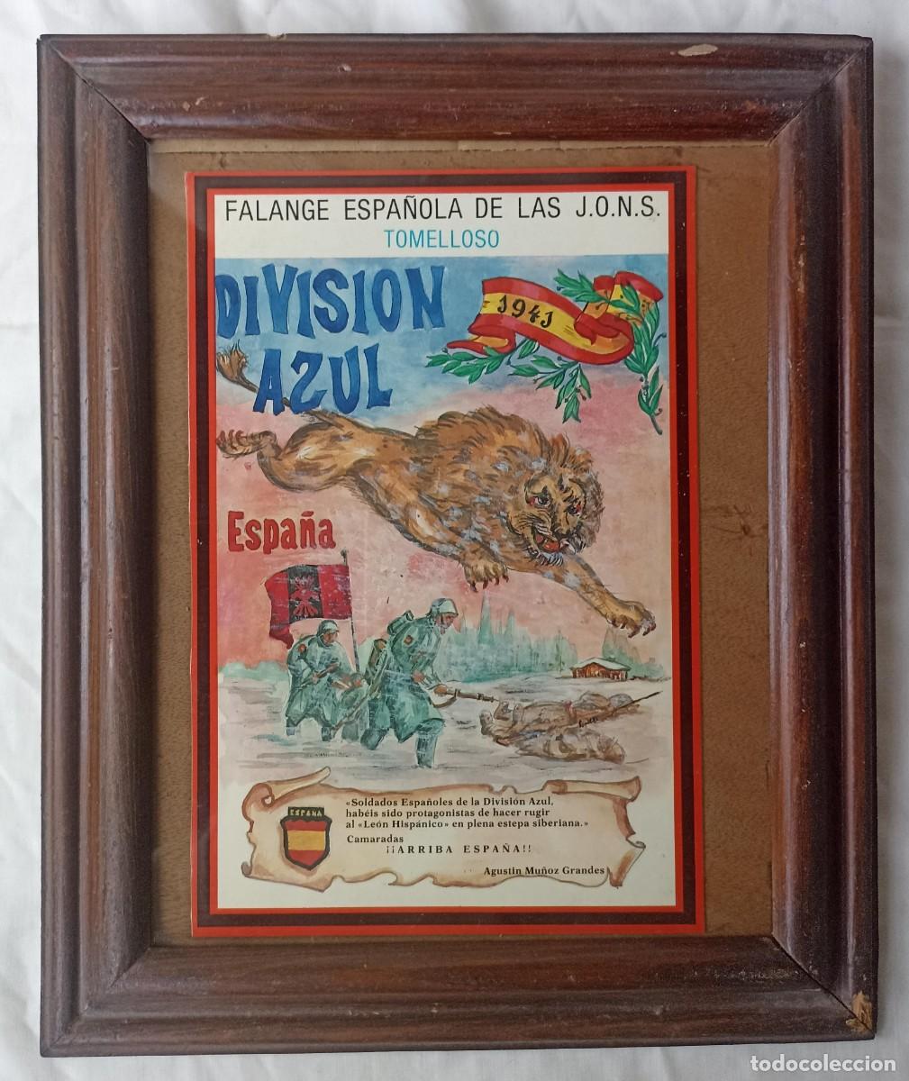 Militaria: L&aacute;mina Divisi&oacute;n Azul (III Reich Hitler- Nazi- Alemania) WWII