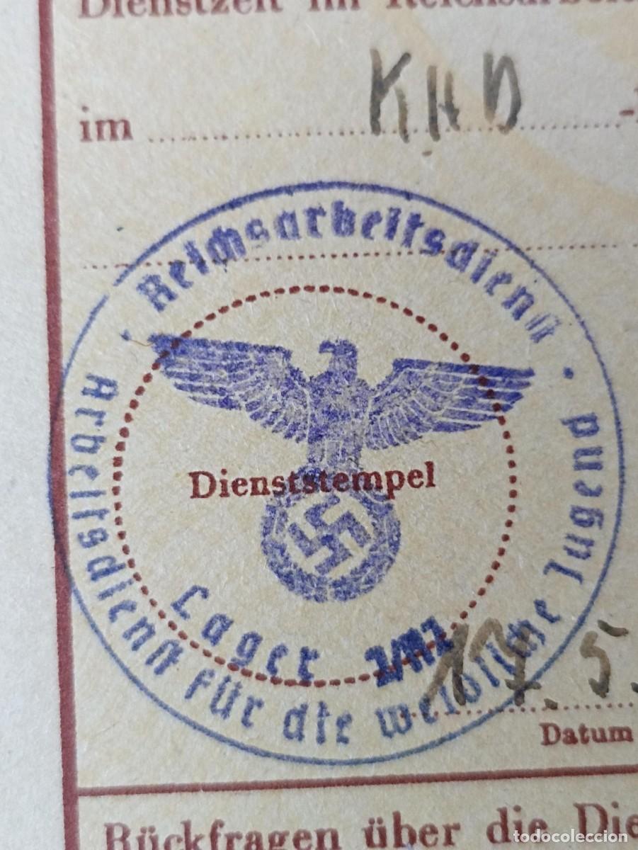 Military Antiques: Cartilla del RAD femenino, original (III Reich Hitler- Nazi- Alemania) WWII de 1944