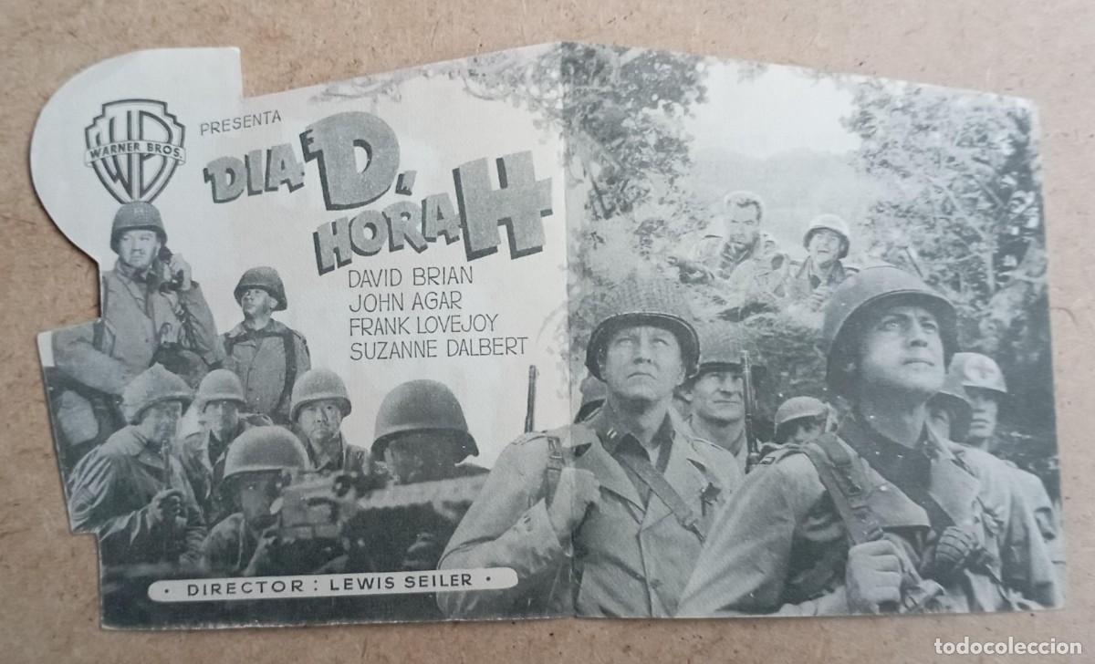 Militaria: Dia D, hora H, folleto de cine (III Reich Hitler- Nazi- Alemania) WWII de 1950
