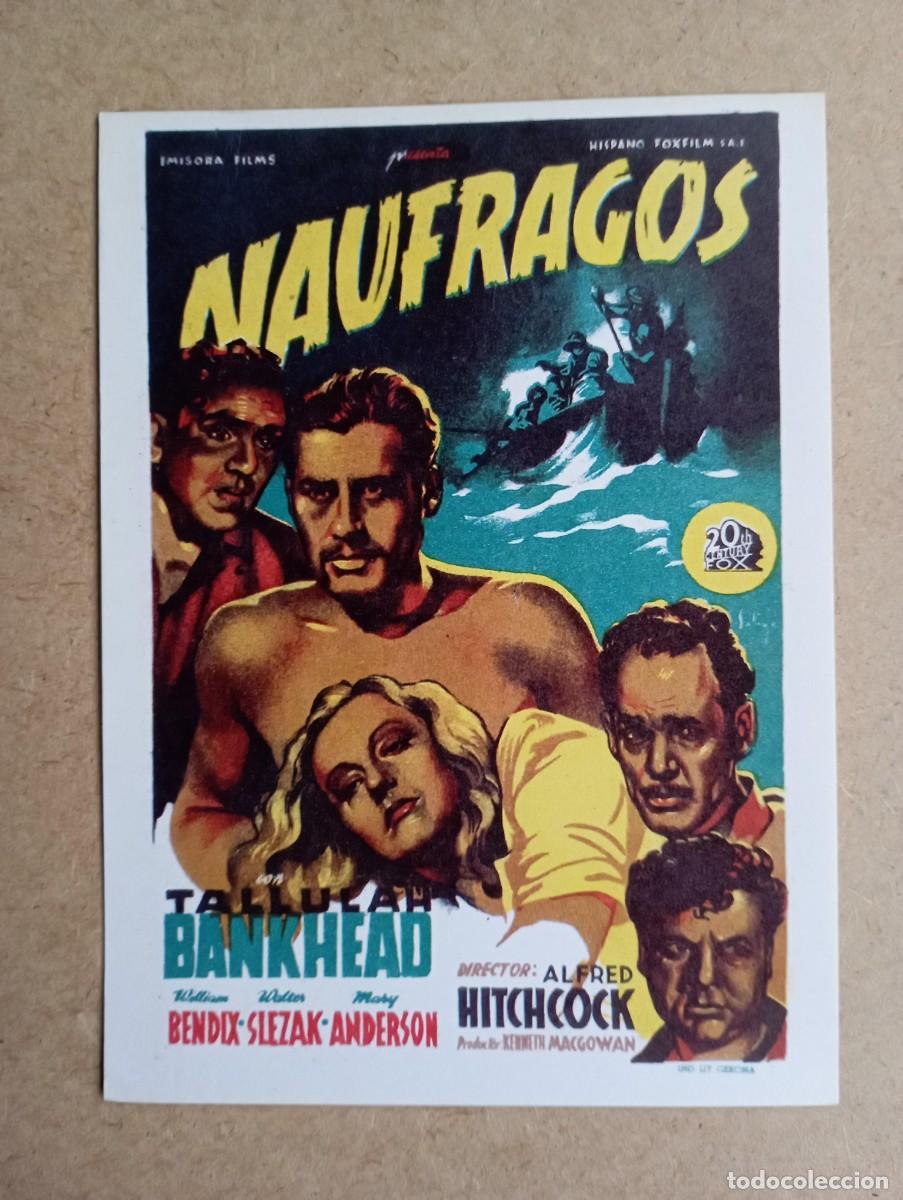 Militaria: N&aacute;ufragos, folleto de cine, de mano (III Reich Hitler- Nazi- Alemania) WWII