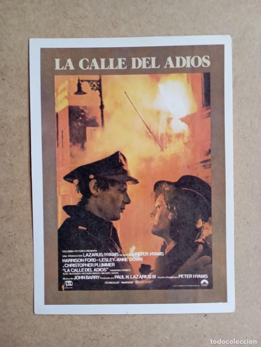 Militaria: La calle del adi&oacute;s, folleto de cine, de mano (III Reich Hitler- Nazi- Alemania) WWII