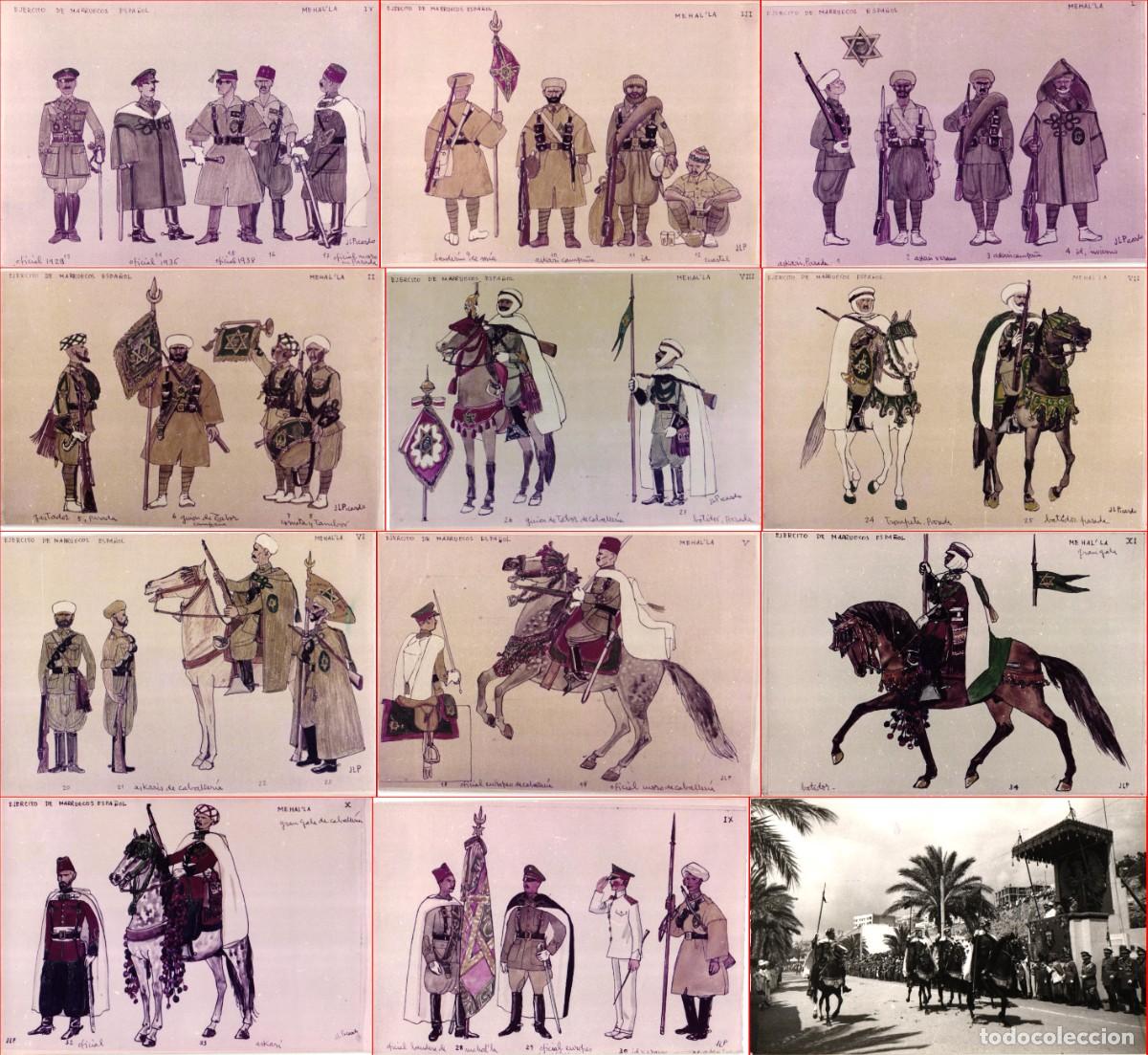 Militaria: La Mehala y la Guardia Jalifiana 1920 - 1945 Fotografias de Uniformidad y fotografia - Marruecos