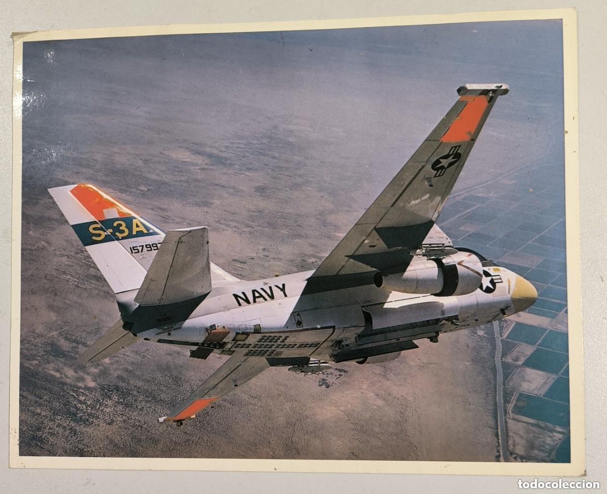 Militaria: ✈️ L&aacute;mina T&eacute;cnica Lockheed S-3A Viking &ndash; Aviaci&oacute;n Naval De EE.UU. &ndash; 26x20,5 cm