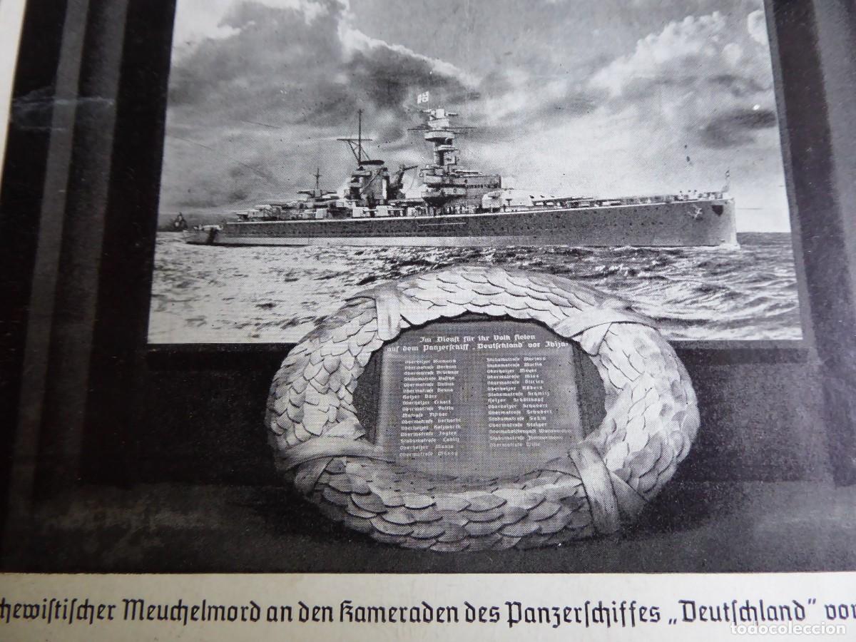Militaria: Postal acorazado Deutschland.