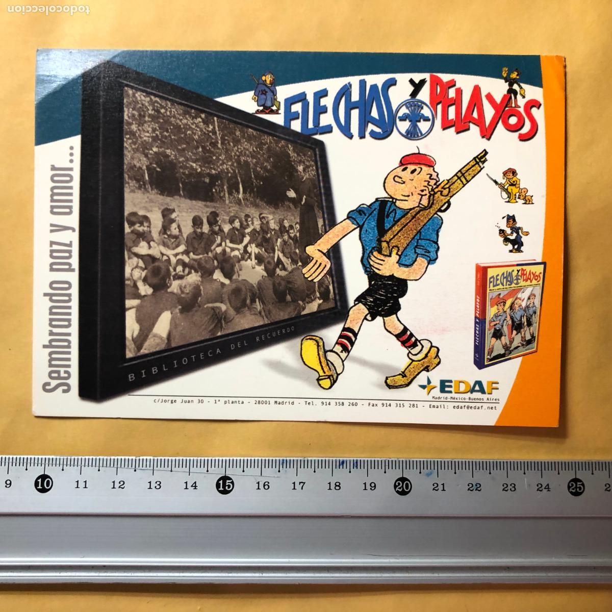 Militaria: POSTAL FLECHAS Y PELAYOS - Foto 1