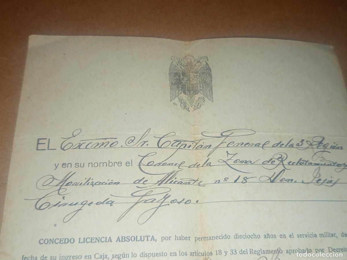 Militaria: Documento militar original - Foto 2