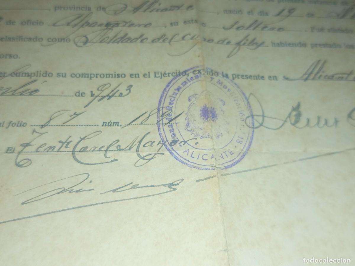 Militaria: Documento militar original - Foto 4