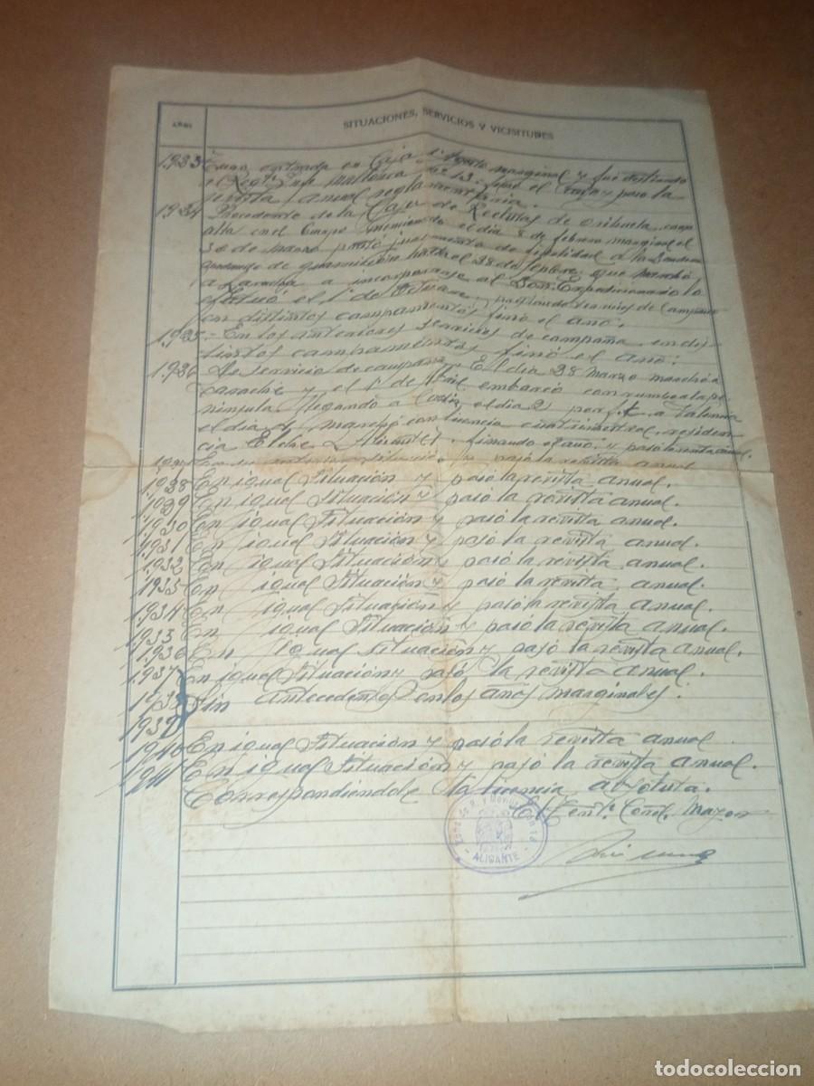 Militaria: Documento militar original - Foto 5