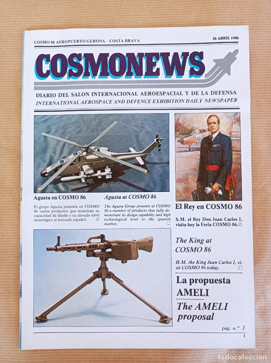 Militaria: COSMONEWS DIARIO DEL SAL&Oacute;N INTERNACIONAL AEROESPACIAL Y DE LA DEFENSA 1986