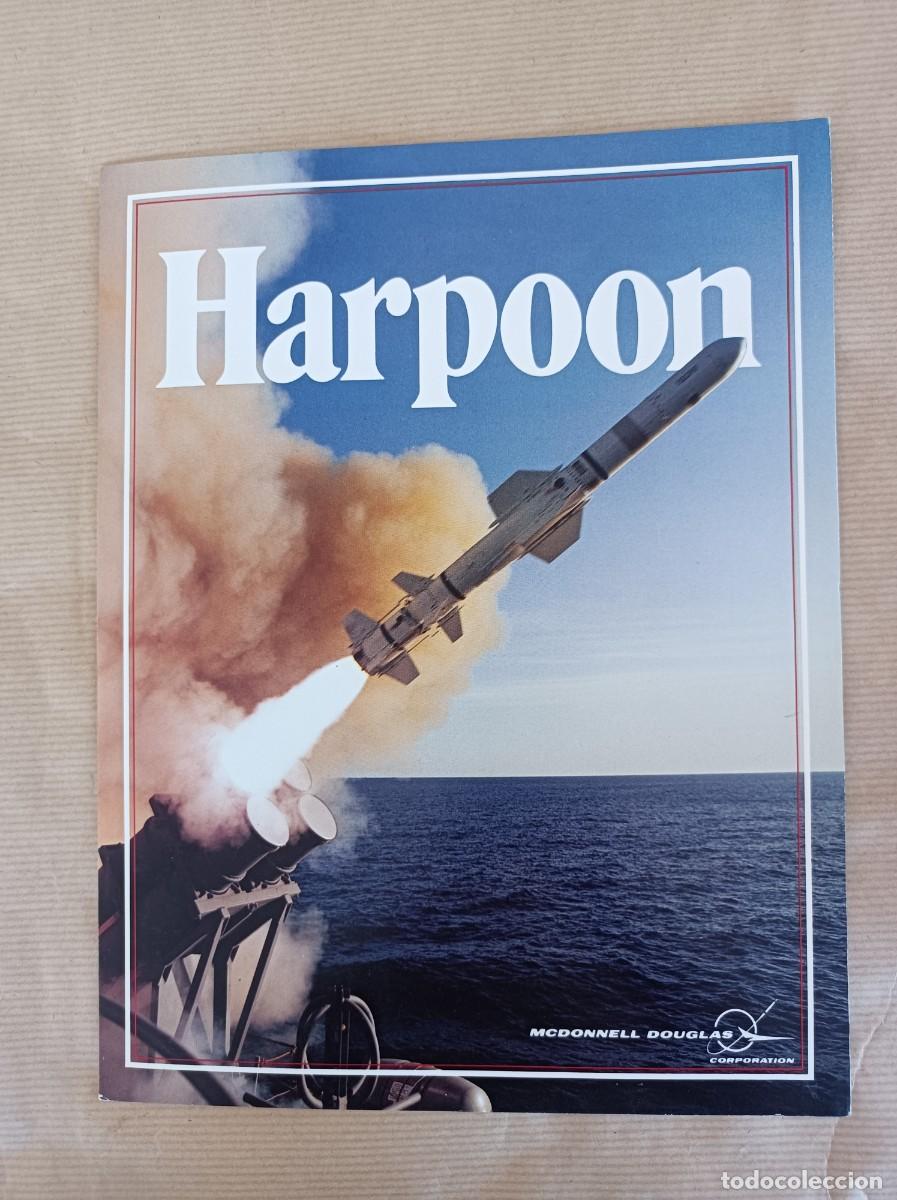 Militaria: PUBLICIDAD DESPLEGABLE MISIL HARPOON