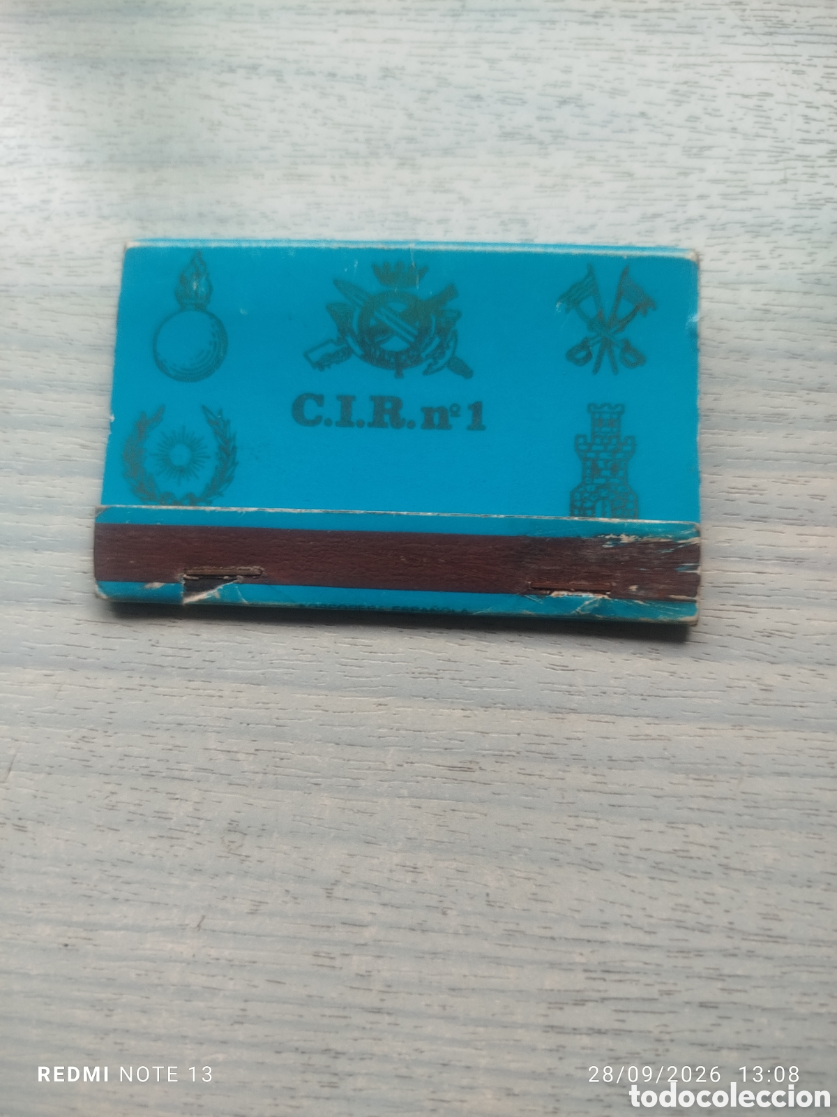 Militaria: Caja cerillas cir n.1