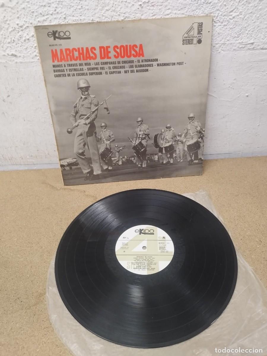 Militaria: American Military Band &ndash; Sousa-Maersche. Vinilo lp. Banda Militar.