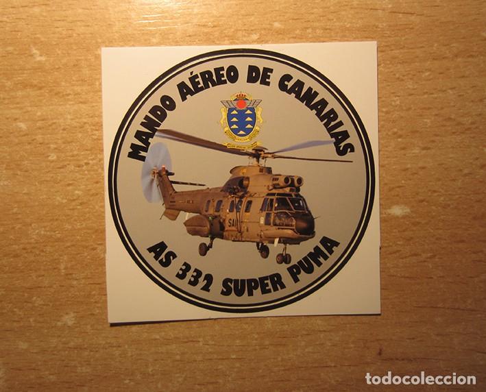 Militaria: PEGATINA AS332 SUPER PUMA MACAN