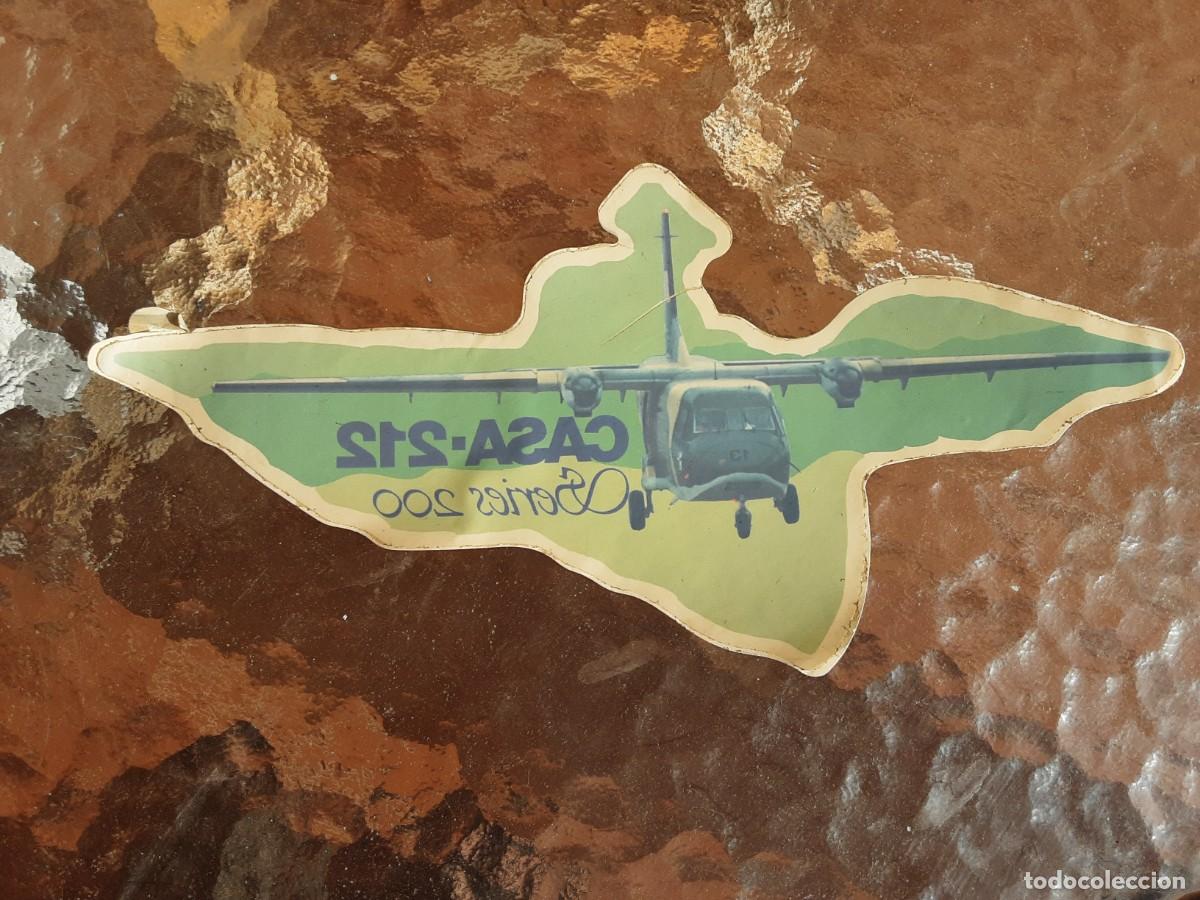 Militaria: Pegatina &rdquo;inversa&rdquo; gran tama&ntilde;o CASA C-212 Aviocar finales a&ntilde;os 70