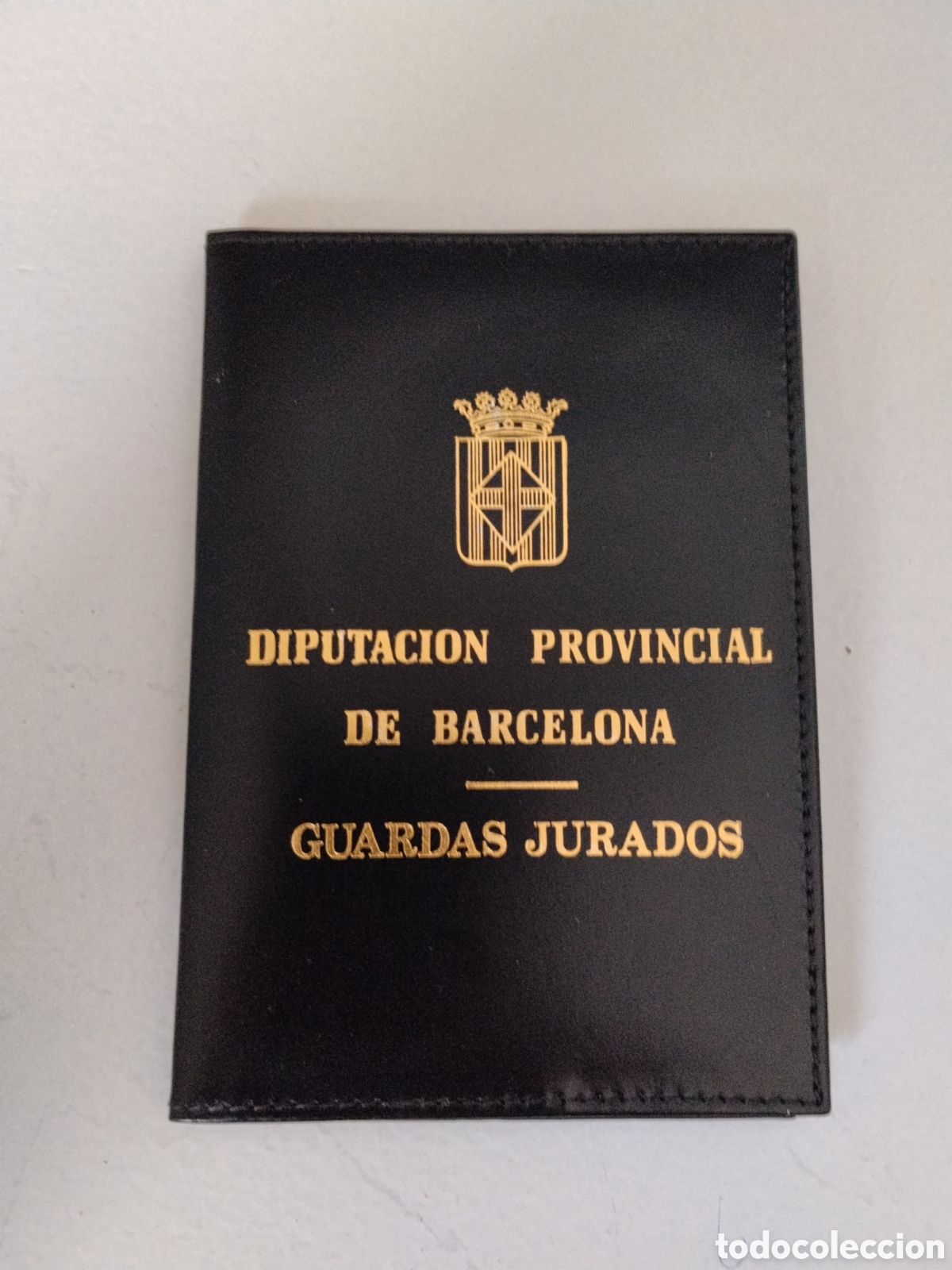 Militaria: Funda de carnet del cuerpo de guardad jurados.diputacion de barcelona.vigilantes.seguridad privada.p