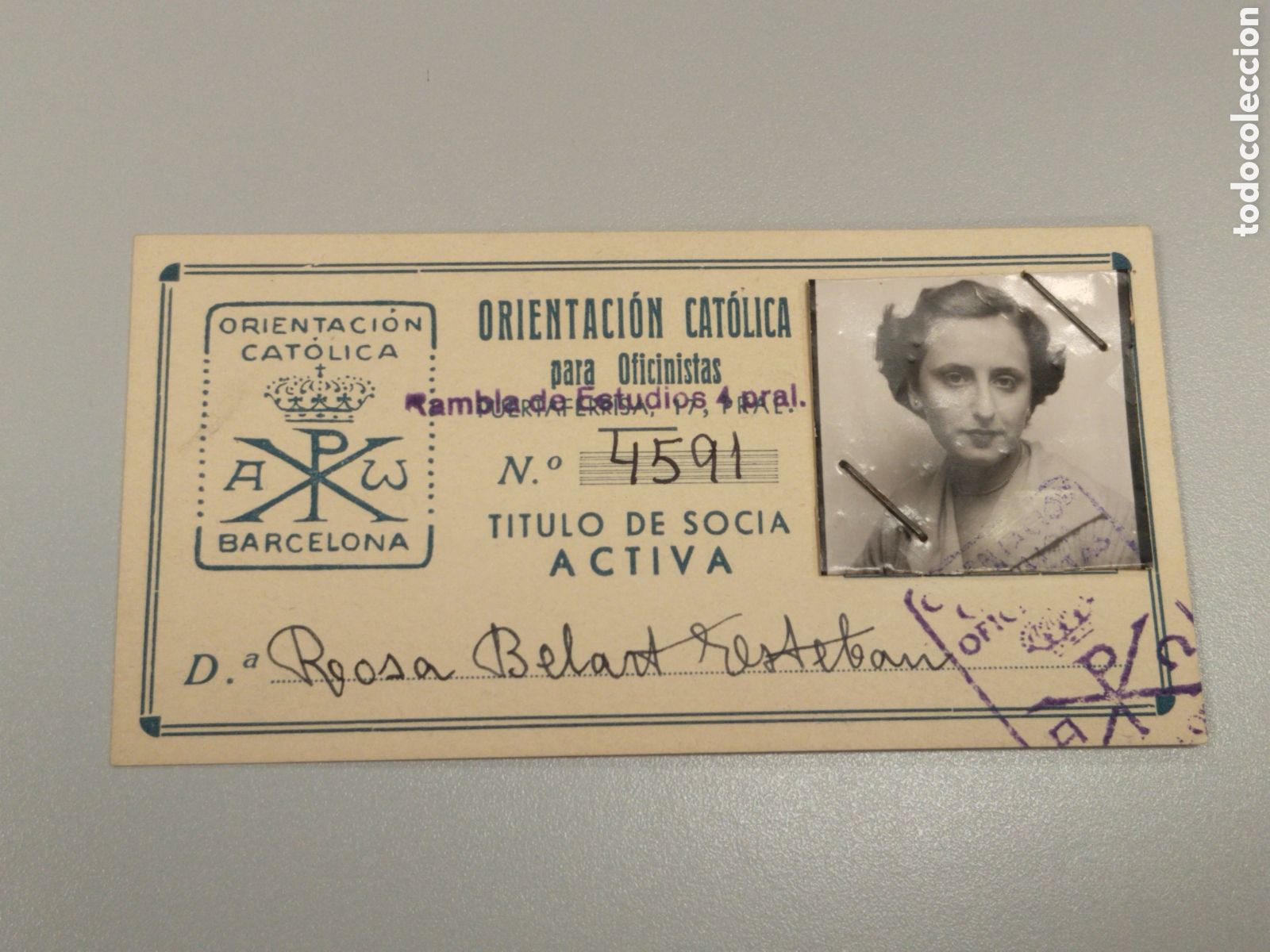 Military Antiques: Carnet orientaci&oacute;n cat&oacute;lica para oficinistas.accion cat&oacute;lica.joc.iglesia.post guerra civil