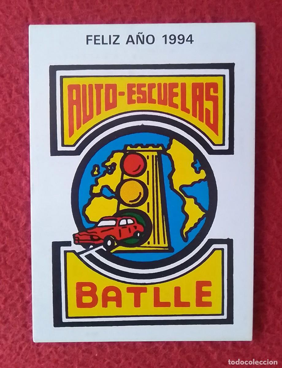 Militaria: ANTIGUO CALENDARIO DE BOLSILLO CALENDAR A&Ntilde;O 1994 AUTO-ESCUELAS BATLLE &iquest; BARCELONA ? PASEO VALLDAURA.