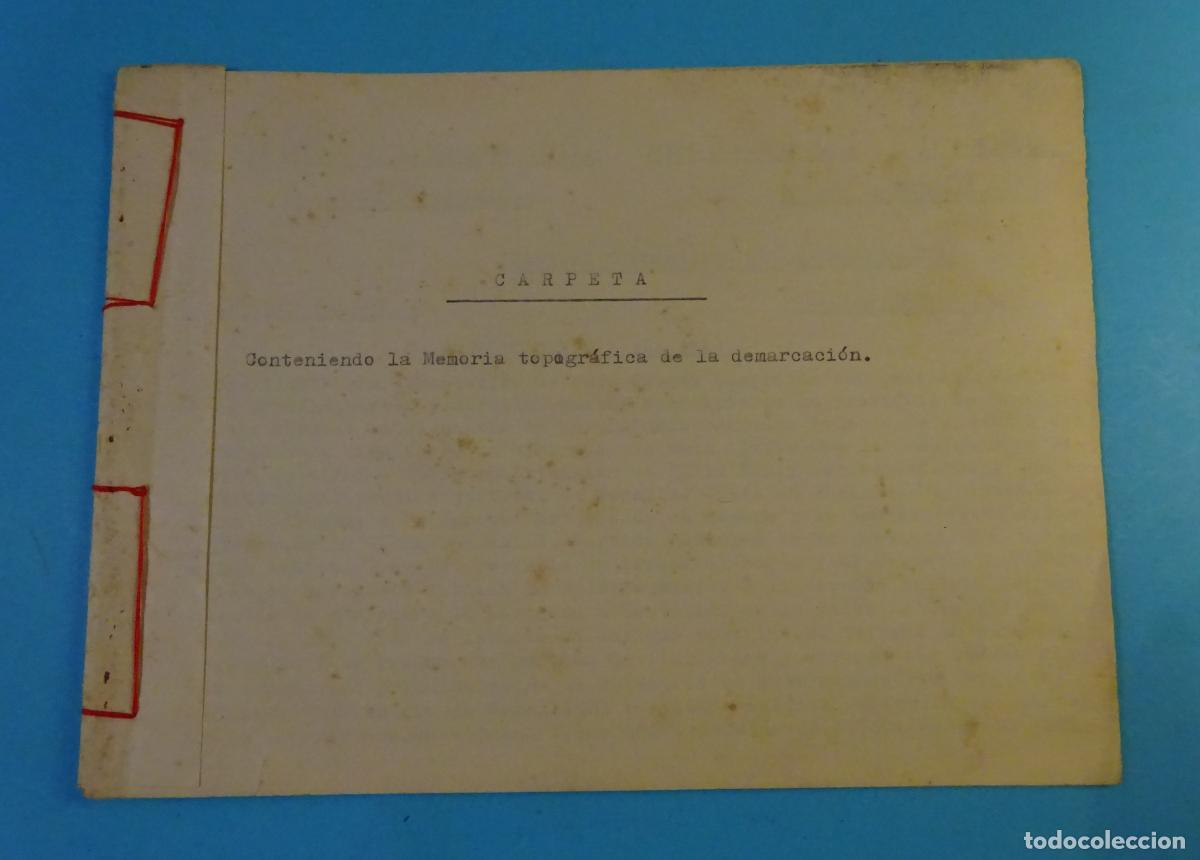 Militaria: CONTENIDO DE LA MEMORIA TO&Ograve;GR&Aacute;FICA DE LA DEMARCACI&Oacute;N. PUESTO DE MORELLA. GUARDIA CIVIL