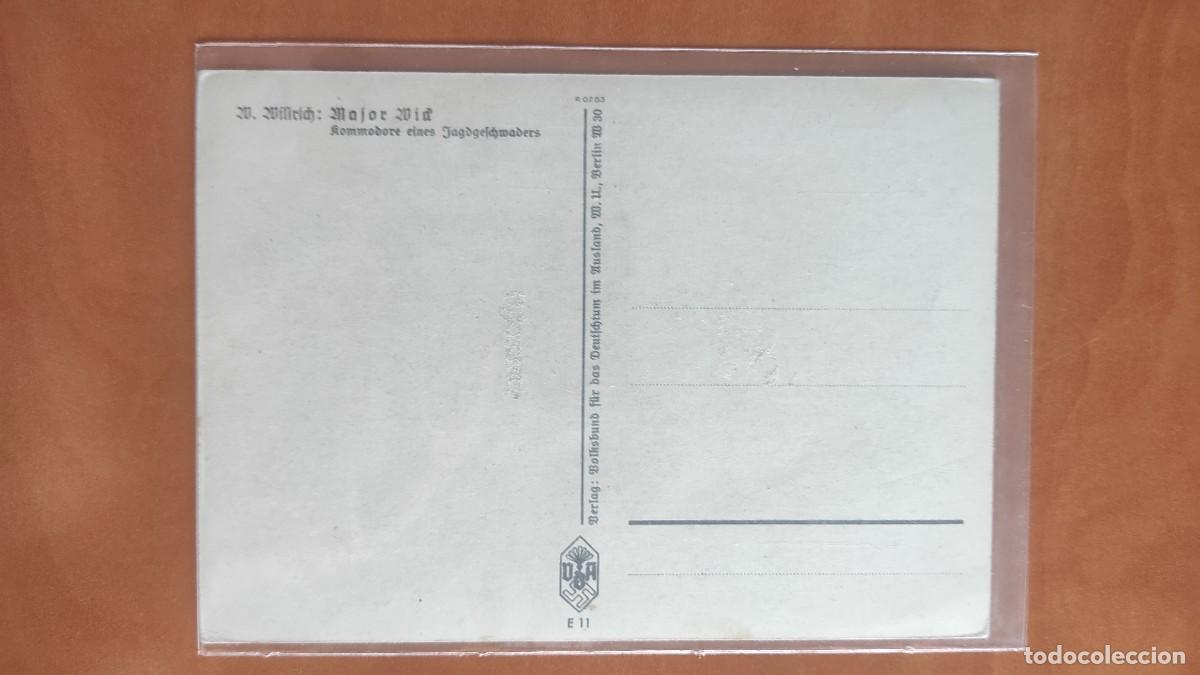 Militaria: Postal VDA E11 Willrich - Helmut Wick Luftwaffe - Foto 2