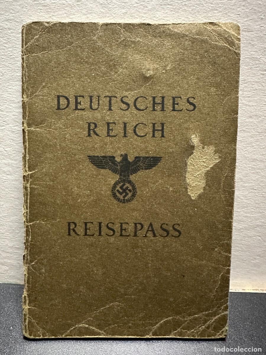 Militaria: Pasaporte Alem&aacute;n Deutsches Reich 1939 Con Fotograf&iacute;as Originales