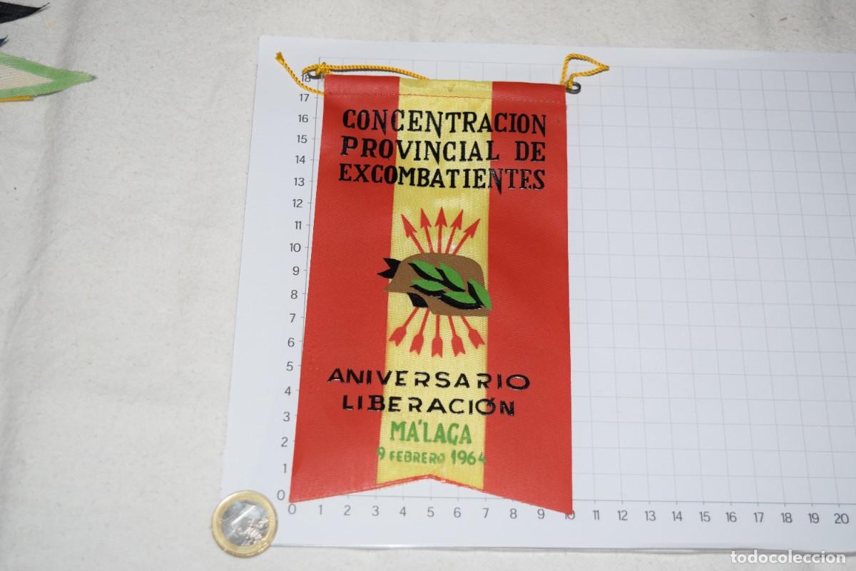 Militaria: Antiguo BANDER&Iacute;N - M&Aacute;LAGA 1964 / CONCENTRACI&Oacute;N PROVINCIAL de EXCOMBATIENTES &iexcl;Mira fotos y detalles!