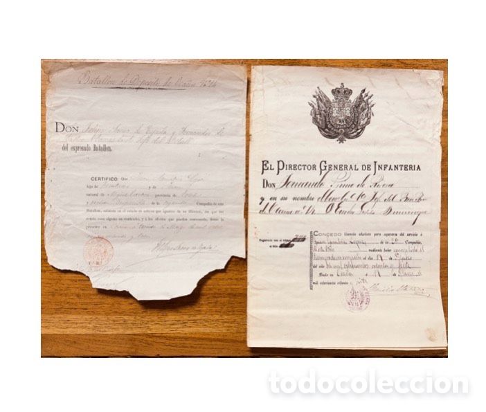 Militaria: 1883-87, documentos del Batall&oacute;n de Infanter&iacute;a de Oca&ntilde;a Juan Sanabria L&oacute;pez. Firmas de oficiales.