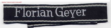 Military Antiques: ALEMANIA III REICH. Reproducci&oacute;n de la cinta de brazo de las SS Florian Geyer