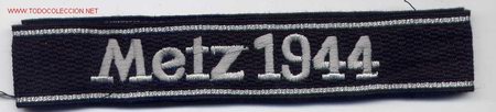 Military Antiques: ALEMANIA III REICH. Reproducci&oacute;n de la cinta de brazo Metz 1944
