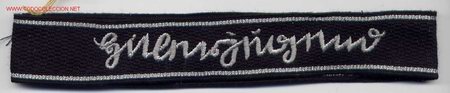 Military Antiques: ALEMANIA III REICH. Reproducci&oacute;n de la cinta de brazo