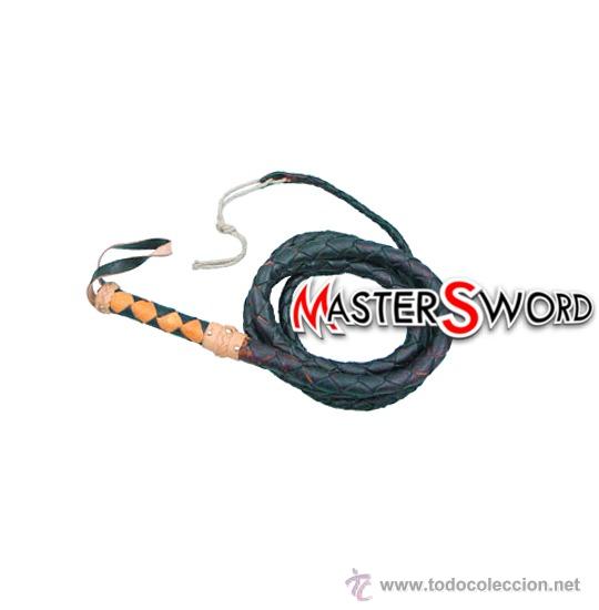 Militaria: LATIGO DE CUERO MOD. FUNCIONAL MEDIEVAL. 250 CMS