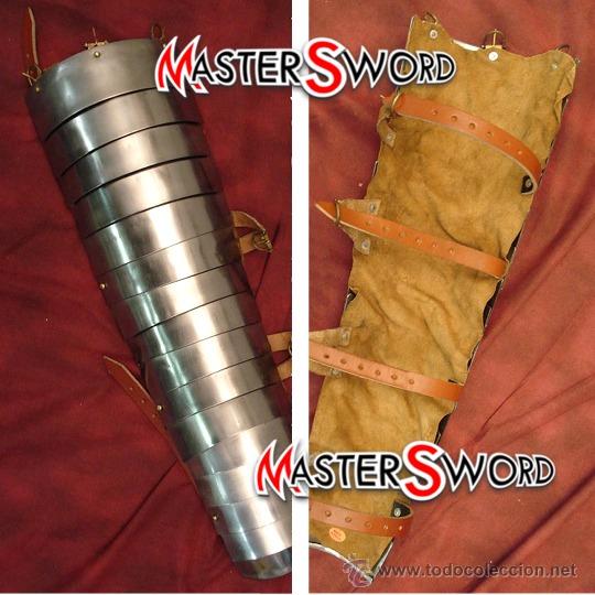 Militaria: ARMADURA MANICA PROTECTOR DE GLADIADOR BRAZO SEGMENTADO. 56 CMS