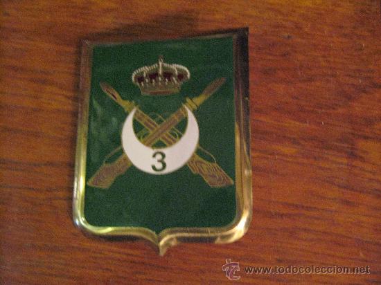 Militaria: Metopa Regulares n&ordf; 3 esmalte 10.5 X 9 cm.