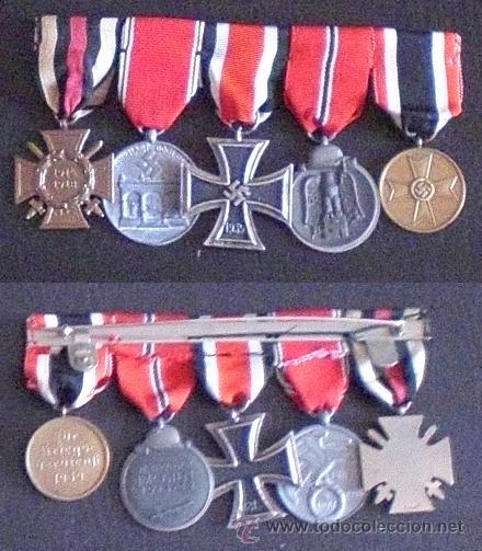 Seis medallas militares de la Primera Guerra Mundial, un…