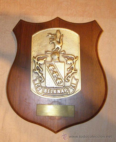 Military Antiques: Metopa militar espa&ntilde;ola, CG BELKNAP 26