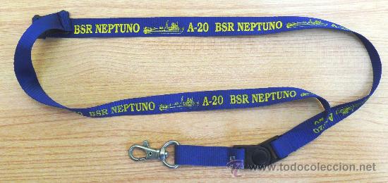 Military Antiques: ARMADA ESPA&Ntilde;OLA. BUCEADORES. BUQUE DE SALVAMENTO DE BUCEO NEPTUNO. CINTA PARA EL CUELLO