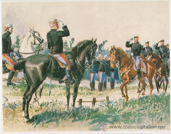 Militaria: REPRODUCCI&Oacute;N DE ILUSTRACI&Oacute;N DE QUINTO CENNI. A AMBAS CARAS. SOLDADOS ITALIANOS.