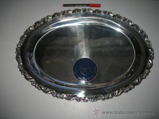Military Antiques: Bandeja Estado Mayor Combinado regalada a un general espa&ntilde;ol por el Ejercito Norte Americano.