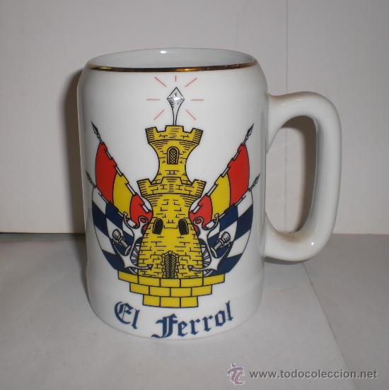 Military Antiques: JARRA DE COLECCION. CERAMICA. EL FERROL.