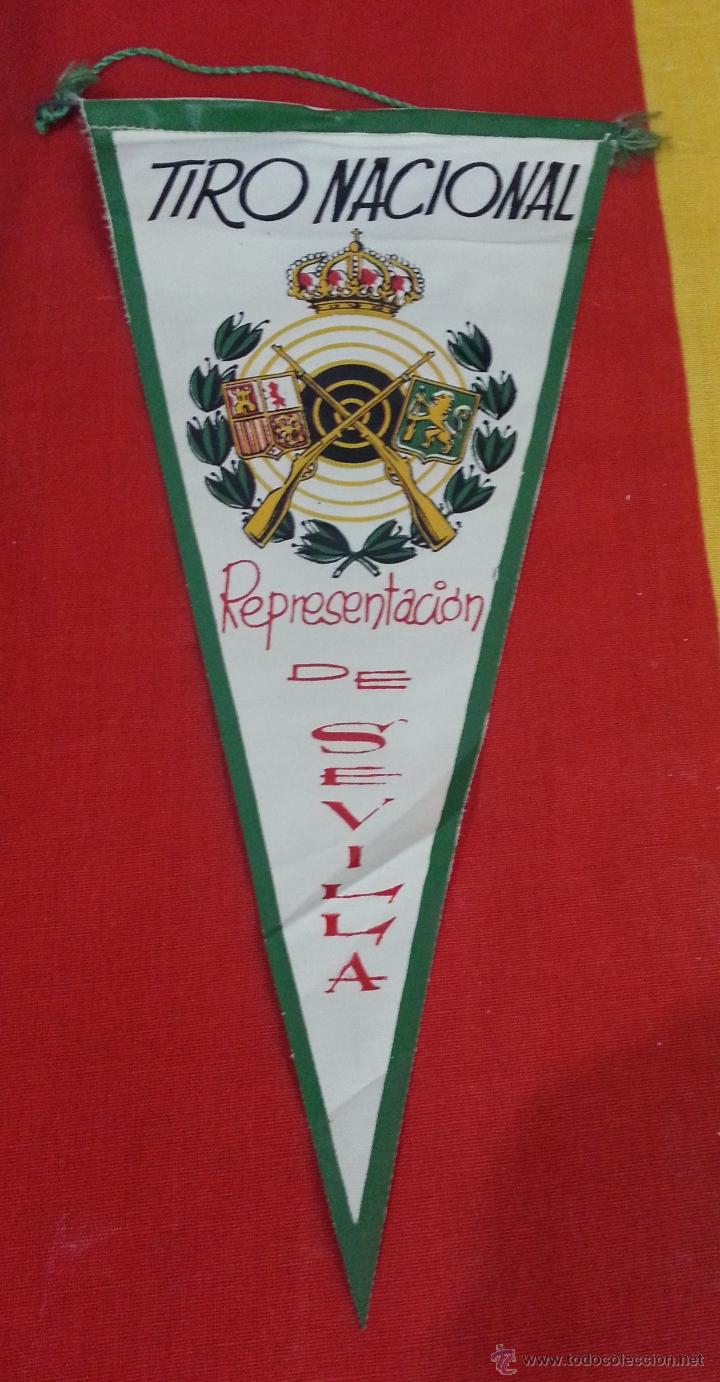 Military Antiques: BANDER&Iacute;N-TIRO NACIONAL-A&Ntilde;OS 50-REPRESENTACI&Oacute;N DE SEVILLA