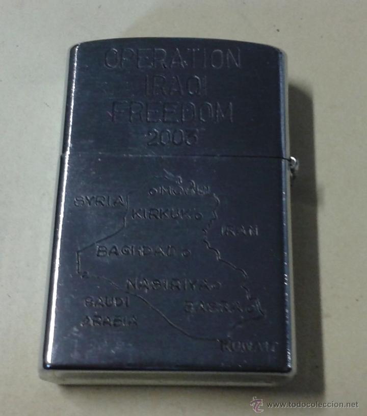 Military Antiques: Mechero conmemorativo 2003. USA