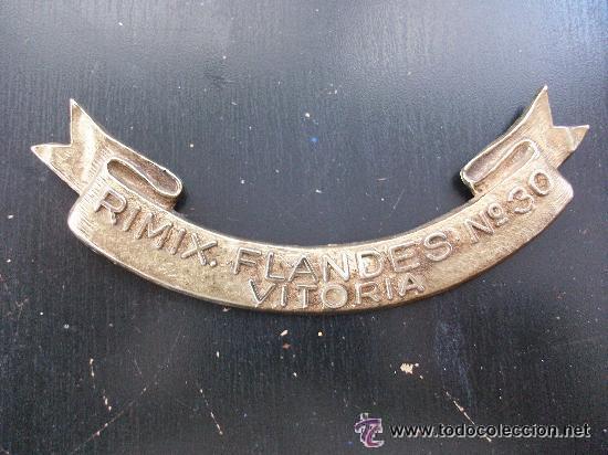 Military Antiques: LEYENDA PARA METOPA DEL RIMIX. FLANDES N&ordm; 30 VITORIA . METAL ...