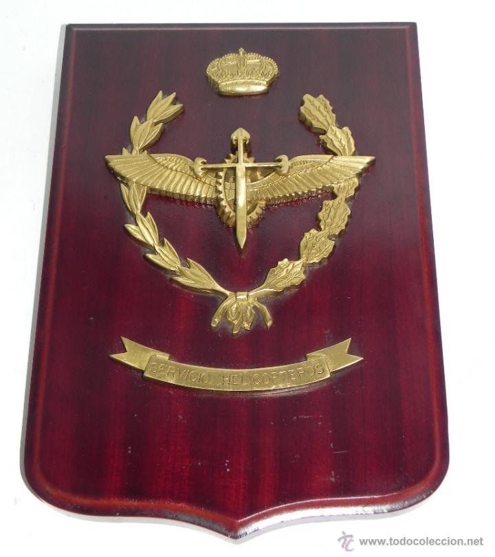 Military Antiques: ANTIGUA METOPA DEL SERVICIO DE HELICOPTEROS, MIDE 27 X 19 CMS.