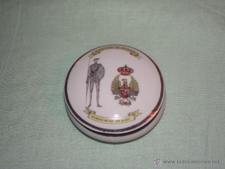 Military Antiques: CAJA DE PORCELANA MINISTERIO DE DEFENSA. RESIDENCIA MILITAR DON QUIJOTE