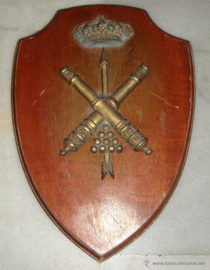 Militaria: Gran Metopa Militar de Artilleria. Bronce.