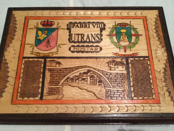 Military Antiques: METOPA MILITAR DE LA SPABRI VIII UTRANS MOSTAR