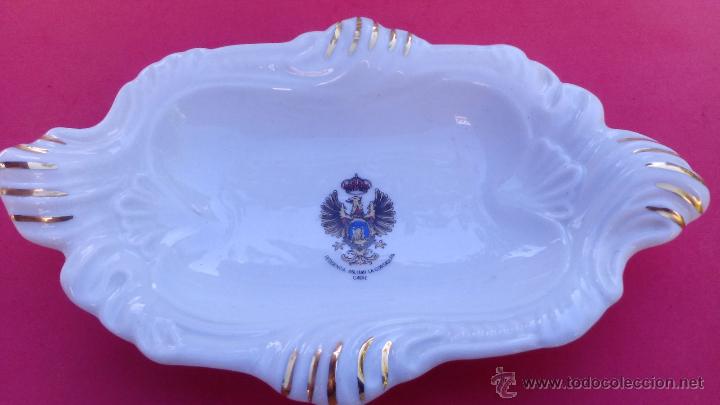 Military Antiques: CENICERO CERAMICA RESIDENCIA MILITAR LA CORTADURA, CADIZ