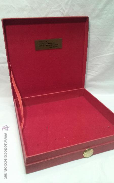 Militaria: CAJA ESTUCHE VACIA CONMEMORATIVA MILITAR ENTREGADA POR LOS A&Ntilde;OS DE SERVICIO